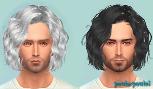 Sims 4 Hairs Paulo Paulo Newsea`s J101 Foam Summer Hairstyle