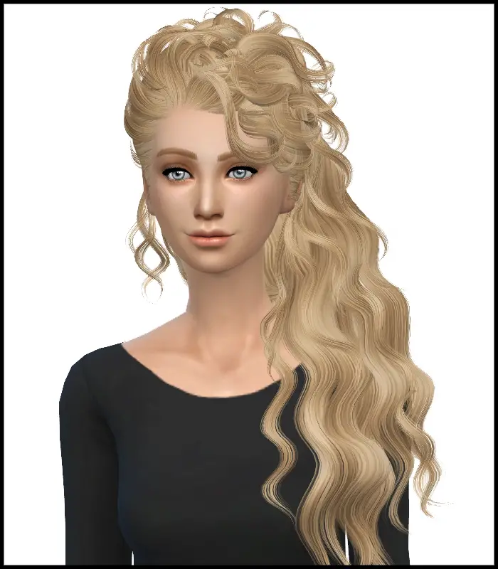 Sims 4 Hairs Simista Newsea S Disco Hairstyle Converted