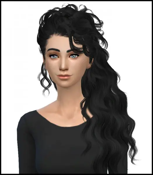 Sims 4 Hairs Simista Newsea S Disco Hairstyle Converted