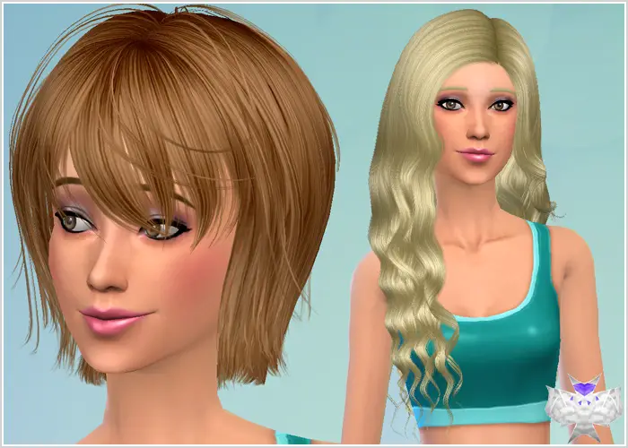 Sims 4 Hairs David Sims Conversion Hairstyle Set 6