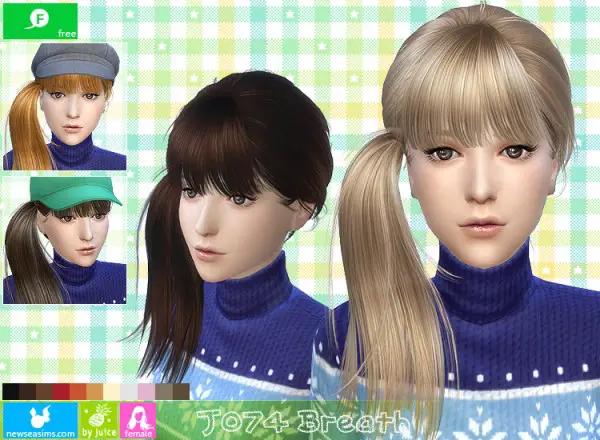  The Sims 4: Прически для женщин - Страница 3 332-600x440