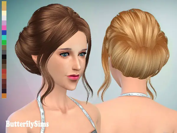 Sims 4 bun hair