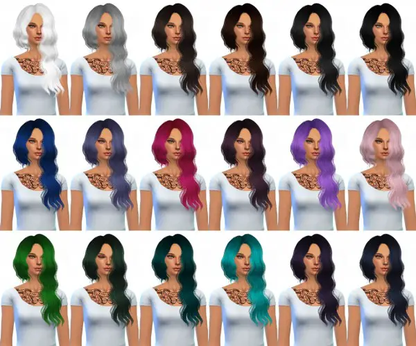 Sims 4 Hairs ~ Miss Paraply Sintiklia`s Marmelade Hairstyle Retextured