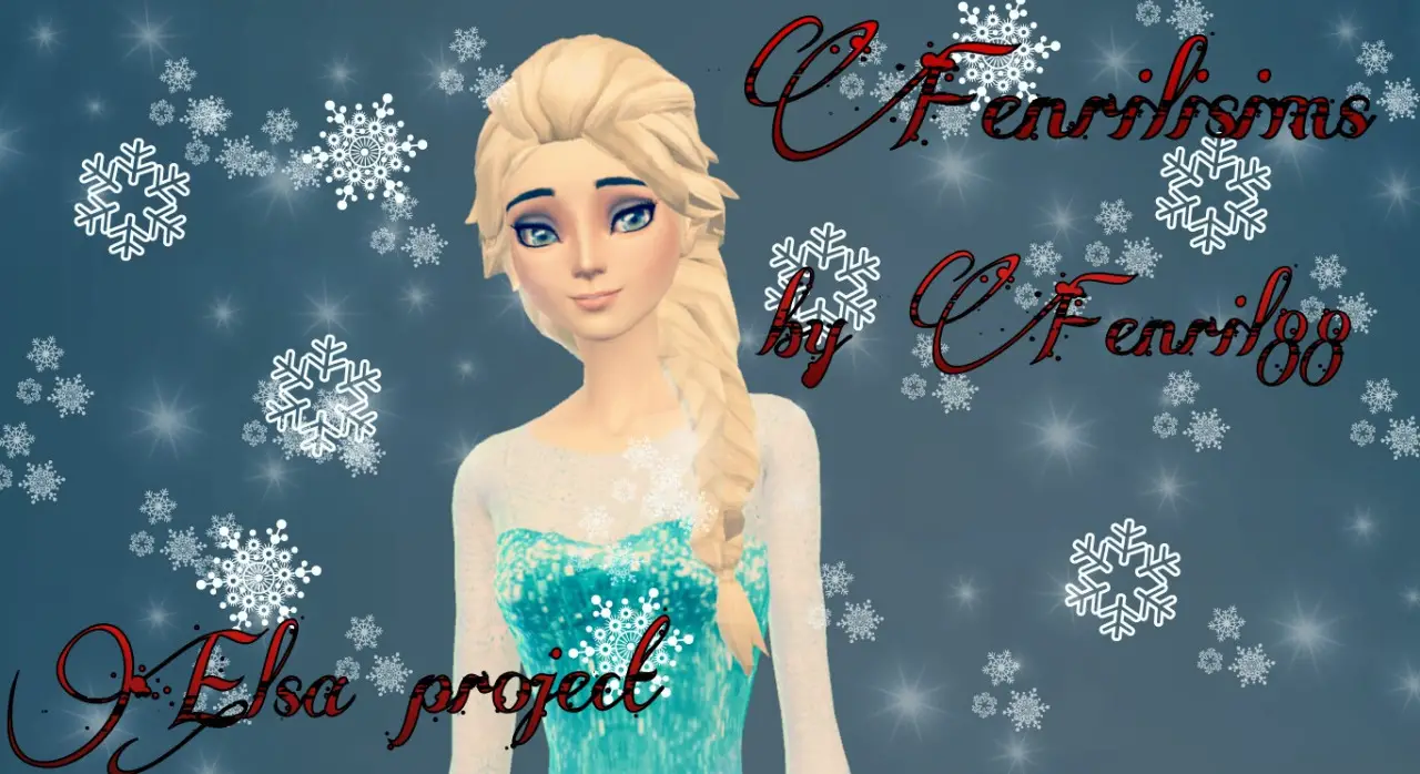 Sims 4 Hairs Fenrilsims Elsa Disney Snow Queen Hairstyle