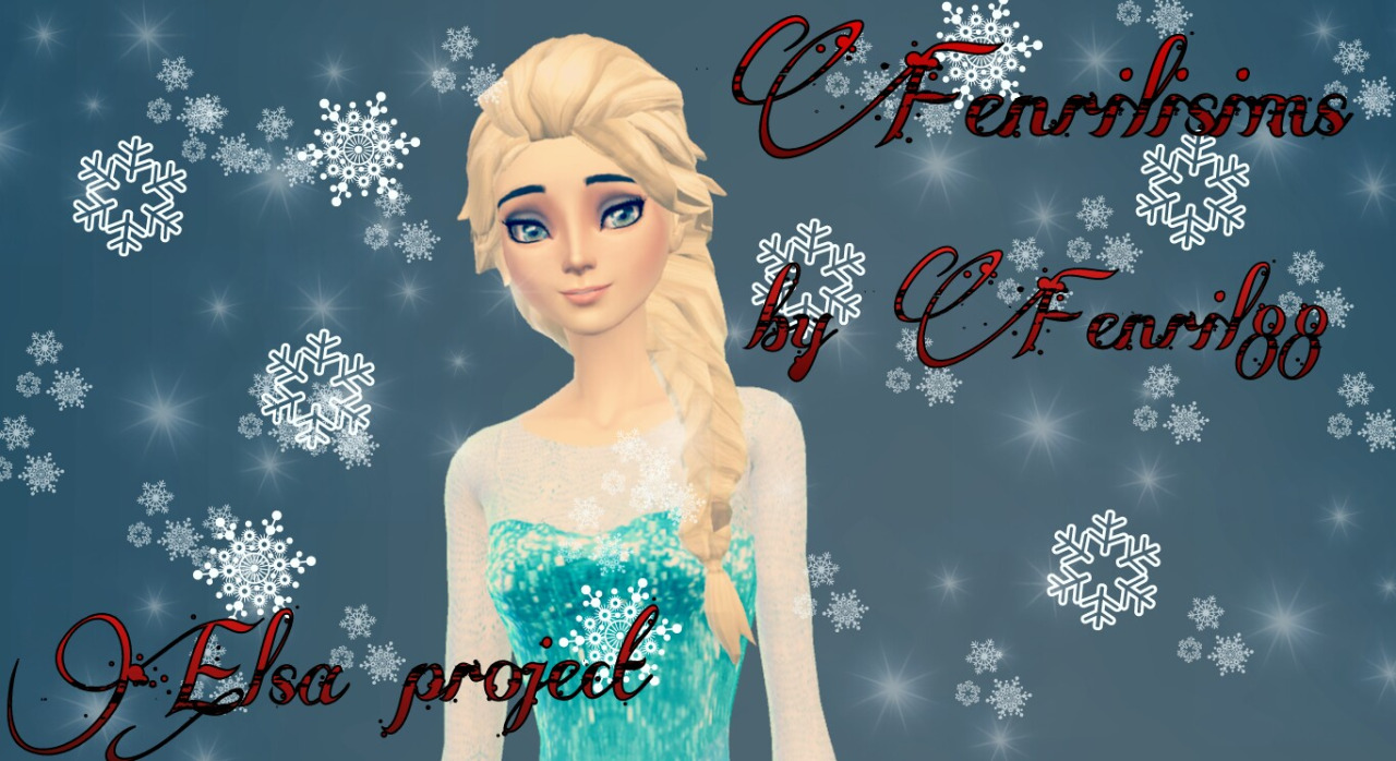 Sims 4 Hairs Fenrilsims Elsa Disney Snow Queen Hairstyle