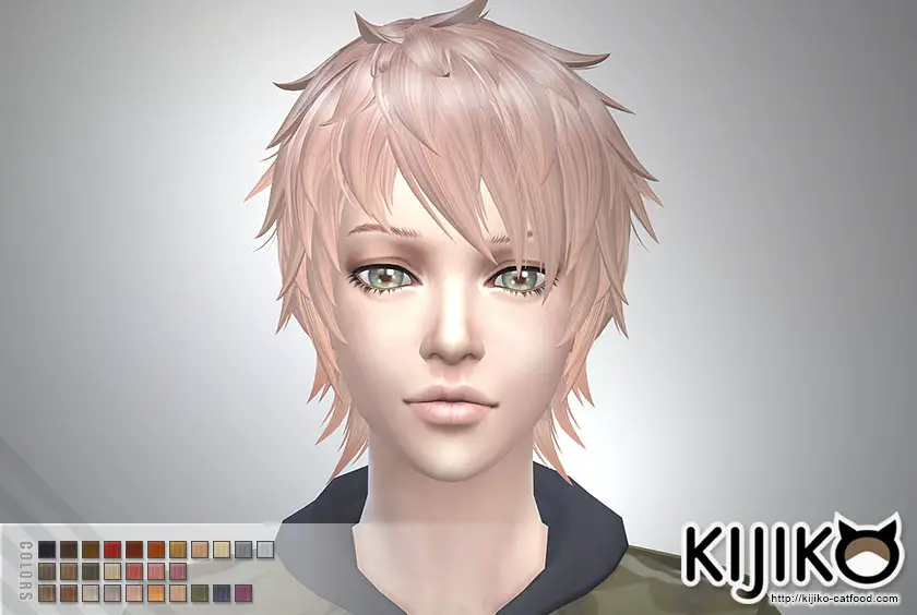 Kijiko Sims Shaggy Short Hairstyl For Her Sims Hairs