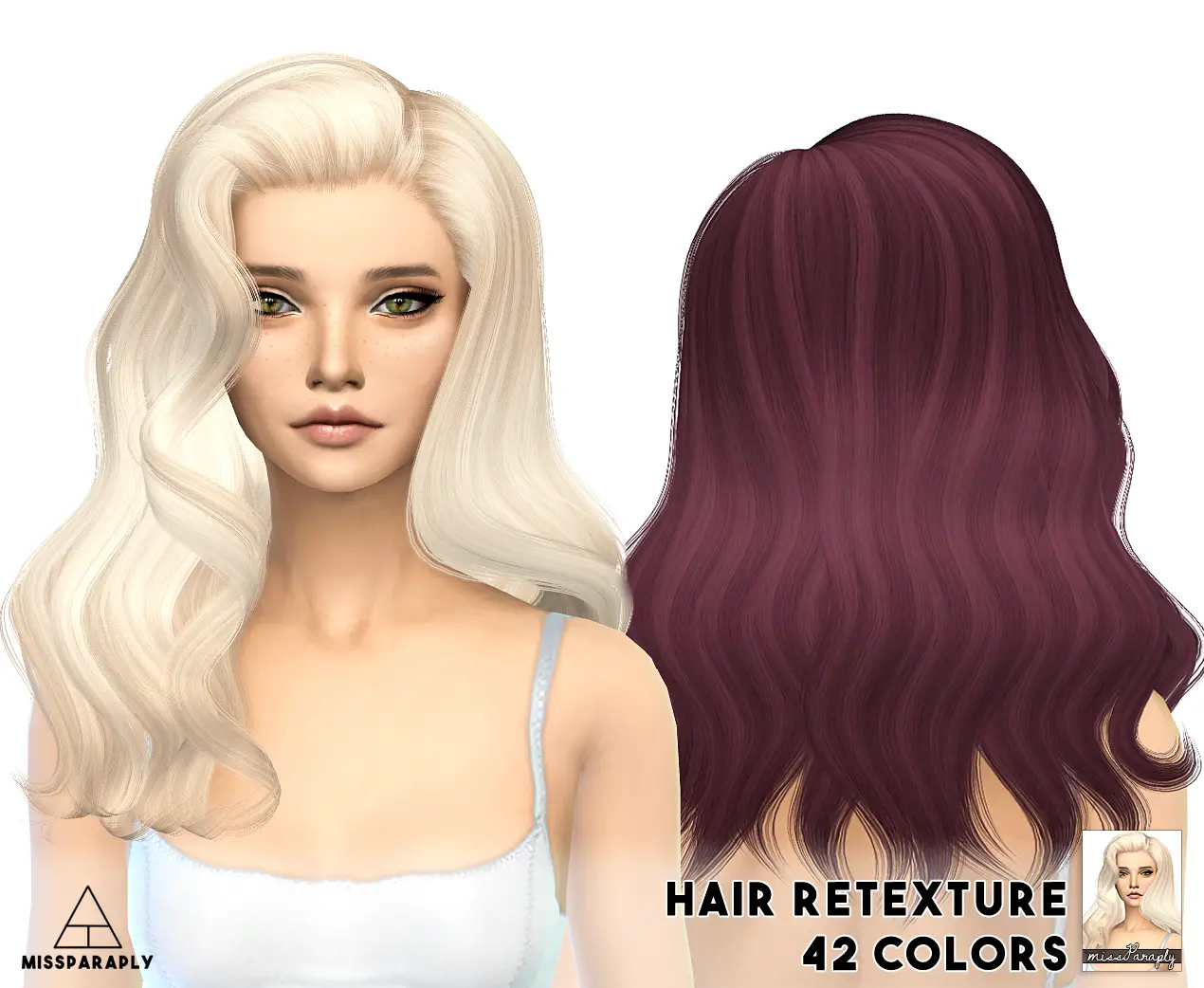 Sims 4 Hairs Miss Paraply Alesso`s Omen Hairstyle Retextured