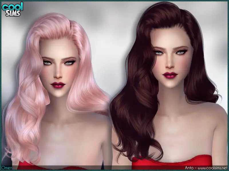 The Sims Resource Anto Omen Hairstyle By Alesso Sims Hairs