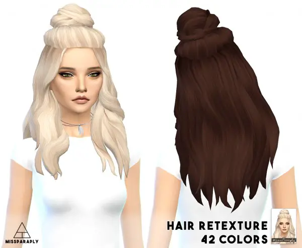 Sims 4 Hairs Miss Paraply Vellichor Hairstyle Retextured