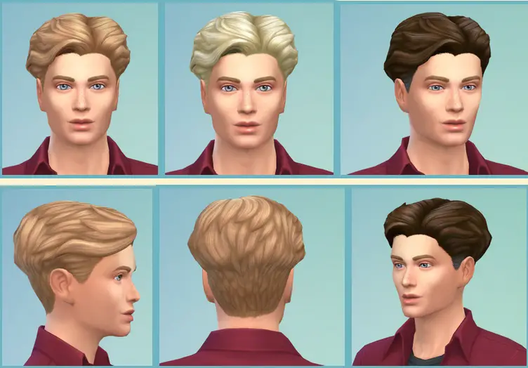 Birksches Sims Blog Gillian Hairstyle Sims 4 Hairs