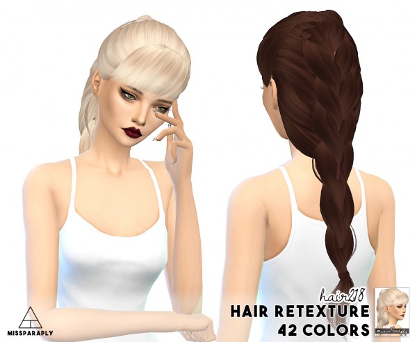 Sims 4 Hairs ~ Miss Paraply Skysims Hairs Retextured