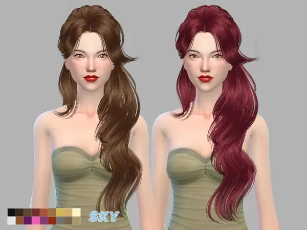 The Sims Resource Hairstyle By Skysims Sims Hairs Vrogue