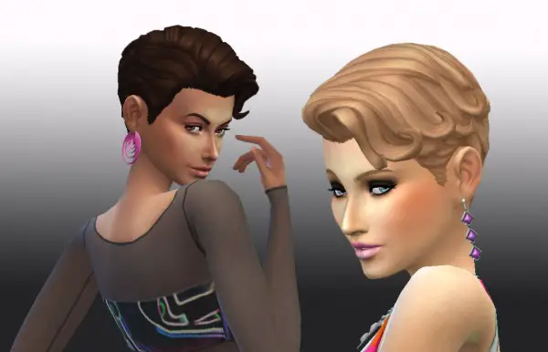 Sims 4 Hairs Mystufforigin Long Bangs Wavy Conversion