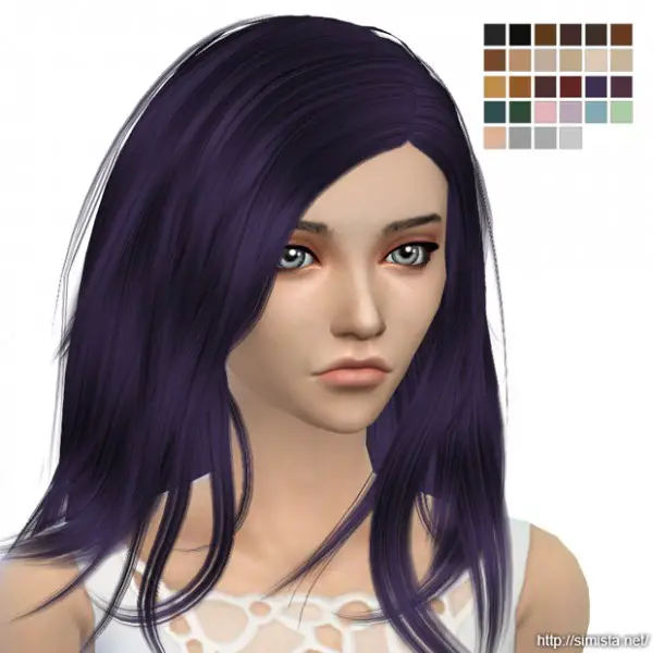 Sims 4 Hairs Simista Stealthic S Baby Doll Hair Retextured