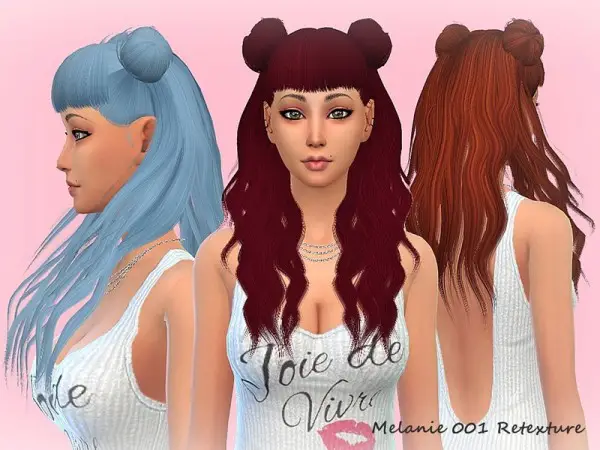 Sims 4 Hairs The Sims Resource Leahlilith`s Melanie 001 Hair