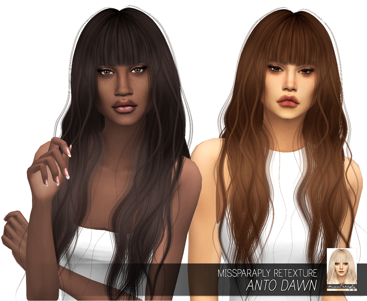 Kpop idol hair sims 4 cc