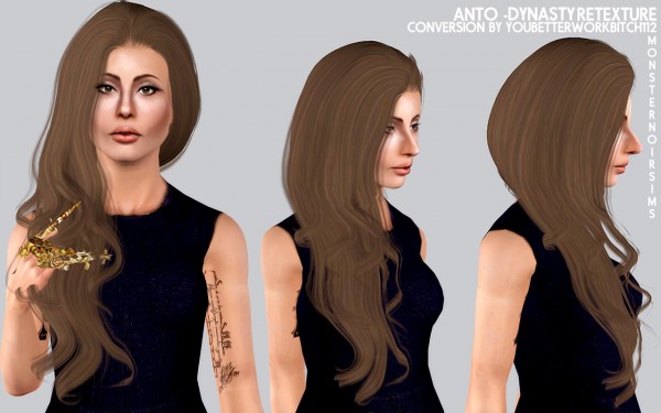 Sims 4 Hairs ~ Joseph Sims Anto Dynasty Retextured Hair