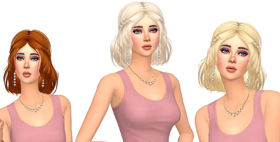 Sims 4 Hairs Miss Paraply Leahlilliths Soundwave Solids Hair Retextured Vrogue