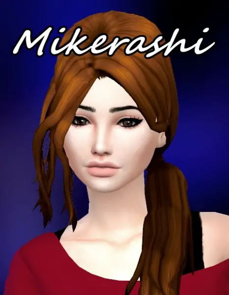 Sims 4 Hairs ~ Mikerashi: Legacy Hair
