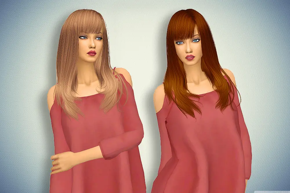 Sims 4 Hairs Pllumbobbilypixels Anto`s Romance Hair Retextured