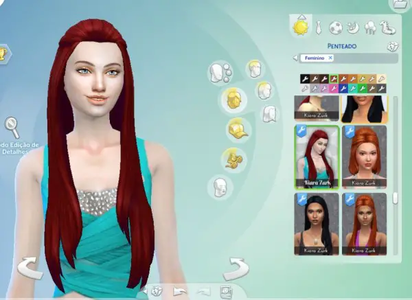 Sims 4 Hairs Mystufforigin Pure Hair Version 2 Bow
