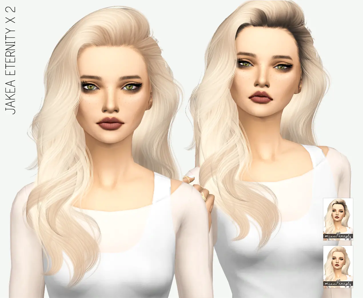 Sims 4 Female Hair Cc Sims 4 Hairs Miss Paraply Jakea Eternity Hair