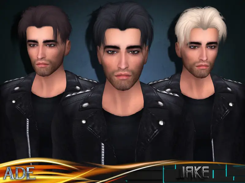 Sims 4 Hairs The Sims Resource Jake Hair By Adedarma
