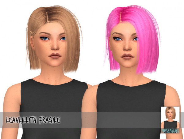 Sims 4 Hairs ~ Nessa Sims: Leahlillith`s Harley, Fragile And Creature 