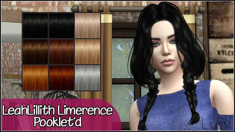 Mertiuza LeahLillith S Limerence Hair Retextured Sims 4 Hairs