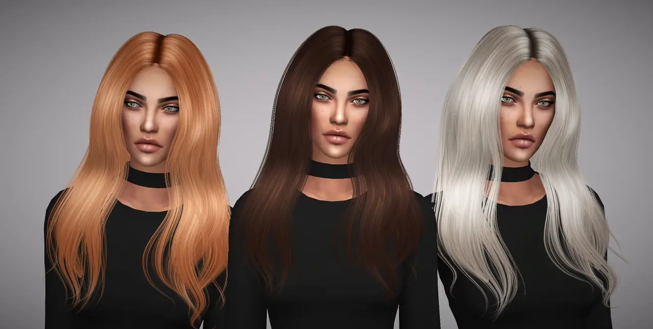 Sims 4 Hairs ~ Aveline Sims: Anto`s Ekaterina Hair Retextured In 