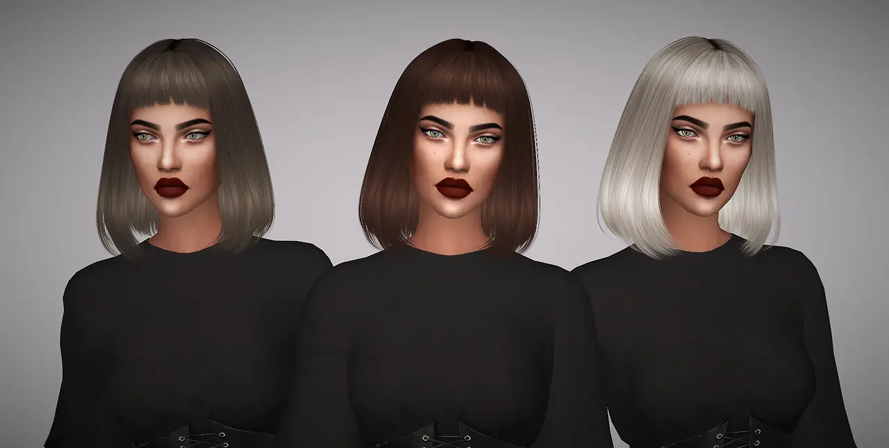 Sims 4 Hairs Aveline Sims Anto`s Sweet Escape Hair Retextured