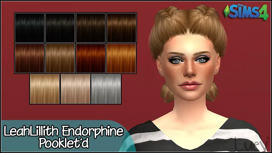 Mertiuza Leahlillith S Endorphine Hair Retextured Sims 4 Hairs