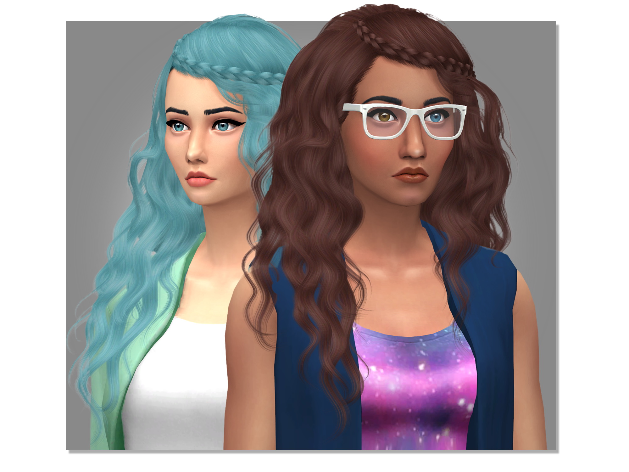 Sims 4 Hairs ~ Simsworkshop Stealthics Genesis Hair Retextured By Xeenhoornx