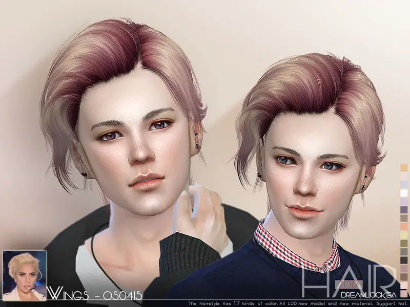 Sims 4 Hairs The Sims Resource Wings Os0415 Hair