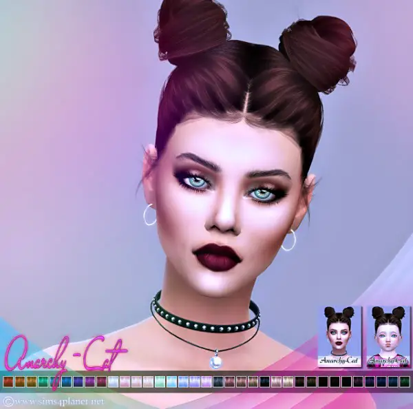 The Sims Resource Leahlillith Katya Hair