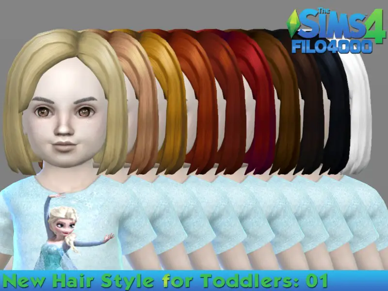 Sims 4 Hairs The Sims Resource Toddler Hair 01 By Filo4000