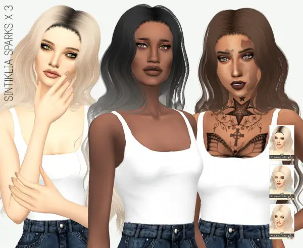 Sims 4 Hairs Miss Paraply Leahlilliths Soundwave Solids Hair Retextured Vrogue