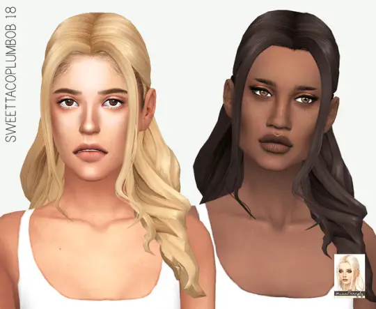 Sims 4 Hairs Miss Paraply Leahlilliths Palace Hair Retextured Vrogue