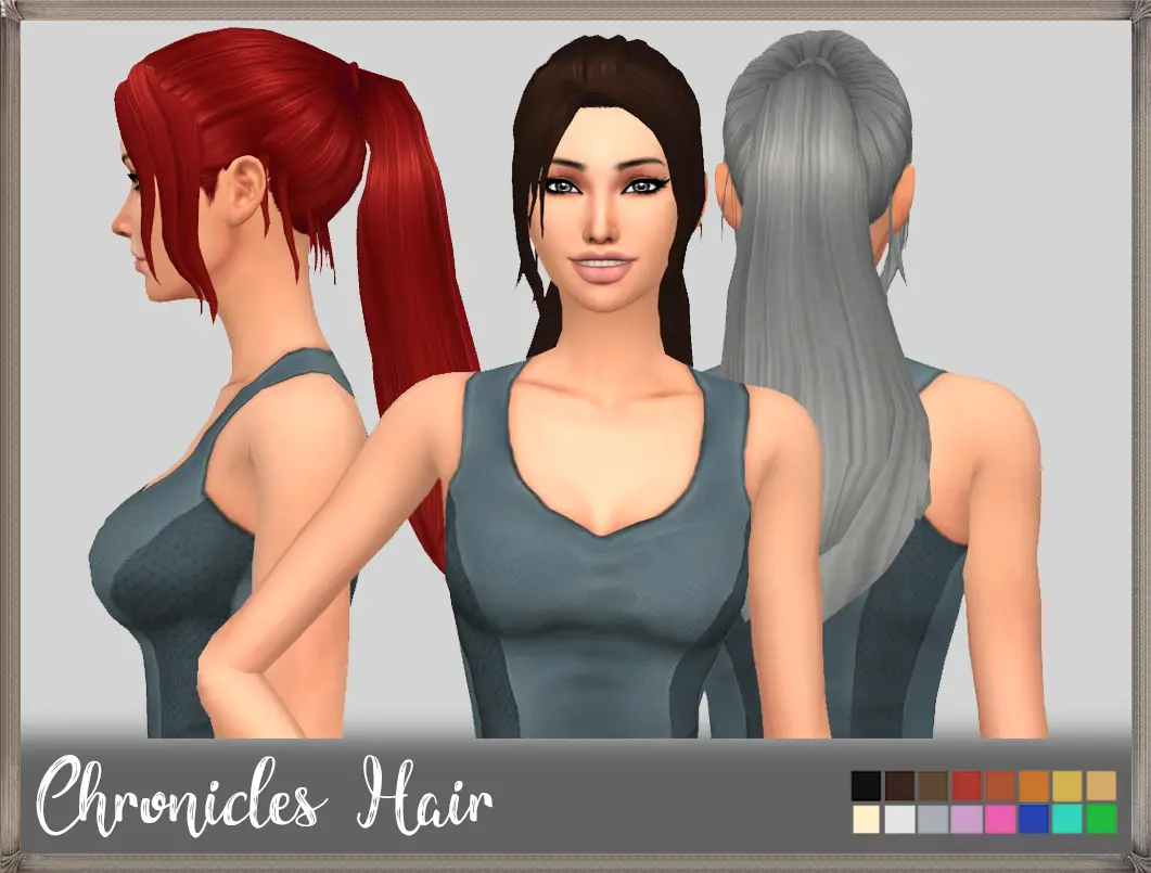 Sims 4 Hairs ~ Mikerashi: Joke Hair