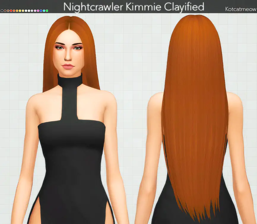 Sims 4 Hairs ~ Mikerashi: Promiscuous Hair 3