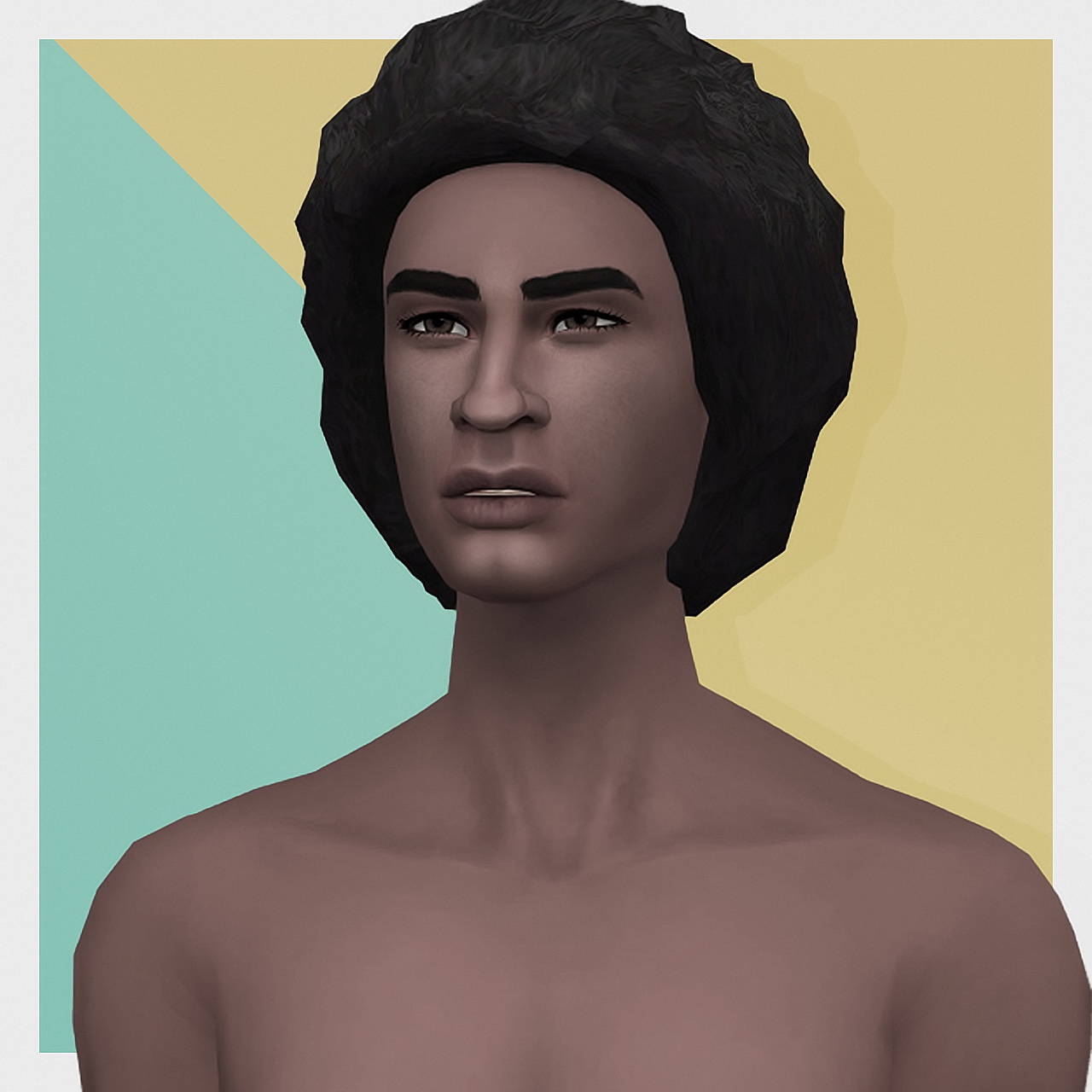 Sims Hairs Busted Pixels Wavy Hair Retextured