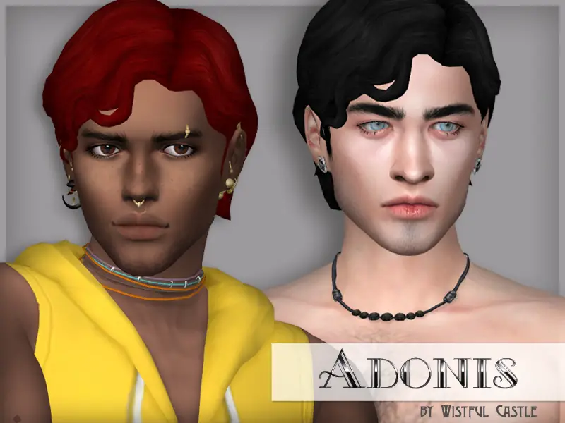 Sims 4 Hairs ~ The Sims Resource: Adonis hair retextured ...