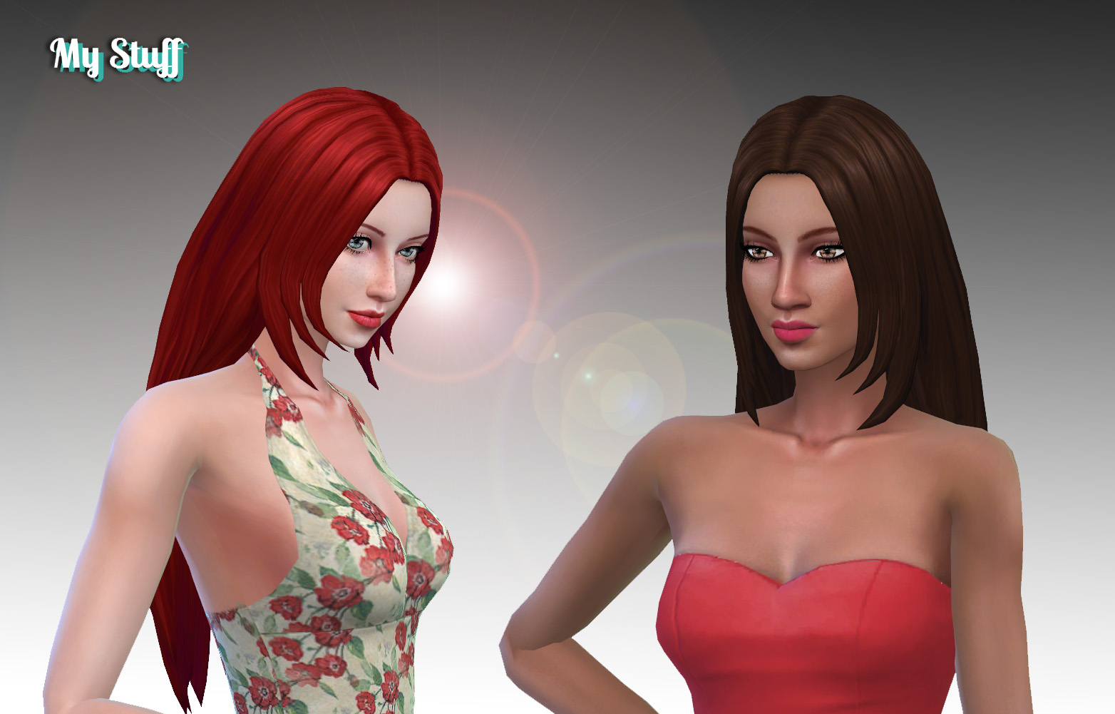 Mystufforigin Female Medium Hair Retextured Pack Sims Hairs Hot Sex Picture