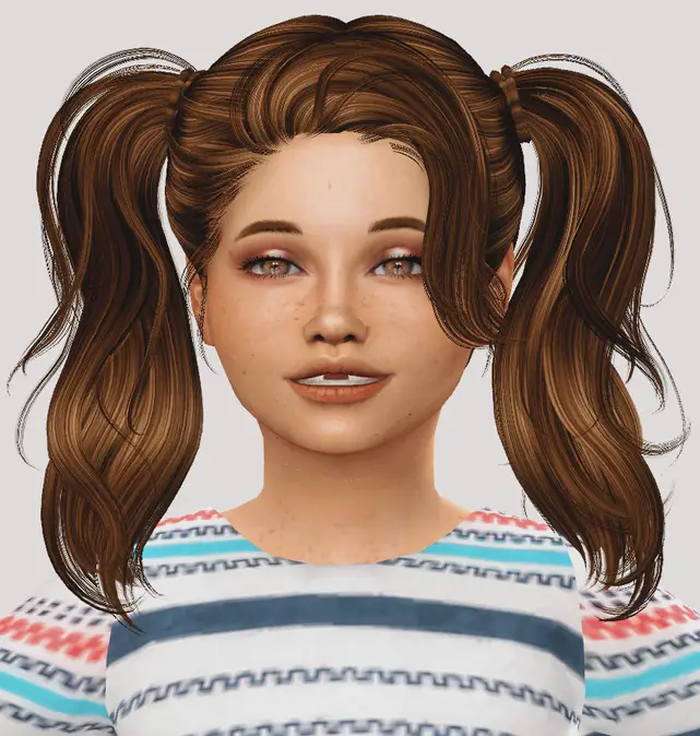Simiracle Newsea`s Guilty Romance Hair Retextured Sims 4 Hairs