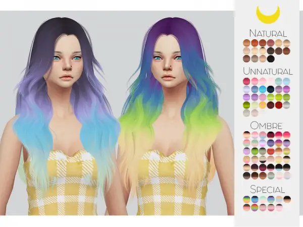 Sims 4 Hairs The Sims Resource Leahlillith`s Laurie Hair Retextured