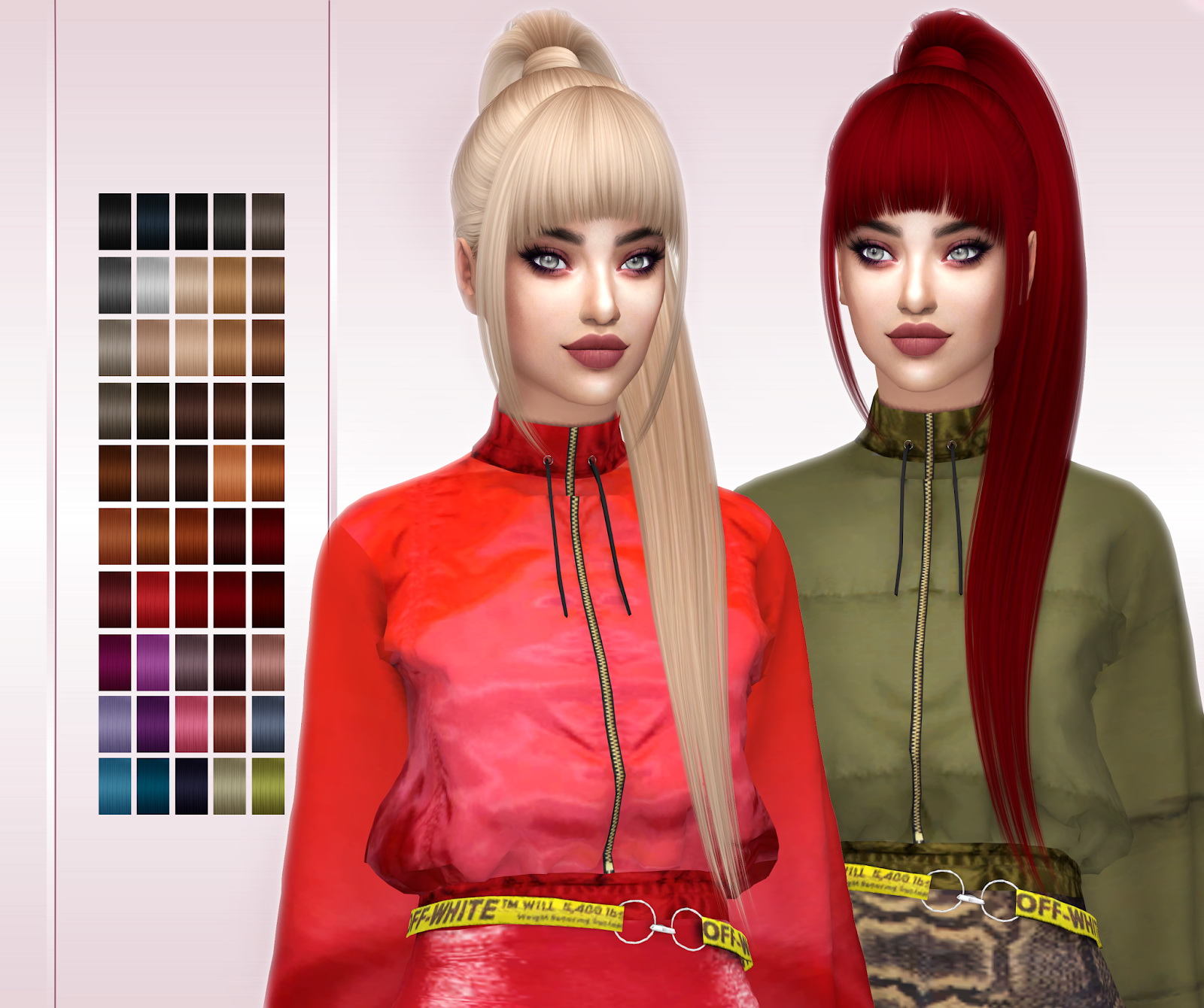 Sims 4 Hairs Frost Sims 4 Nightcrawler`s Ebony Hair Retextured