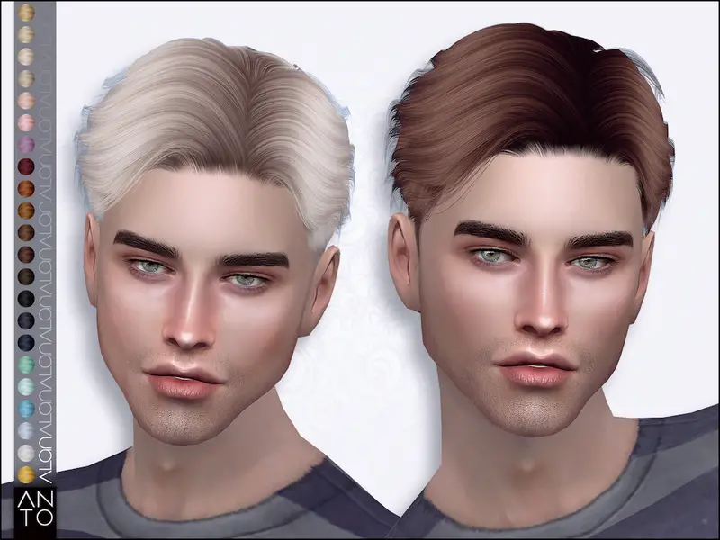 The Sims Resource Alan Hair By Anto Sims 4 Hairs