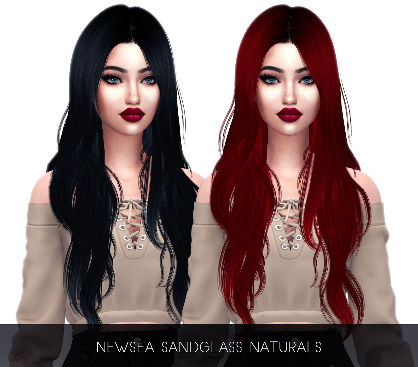 Sims 4 Hairs Kenzar Sims Sandglass Hair Naturals Retextured