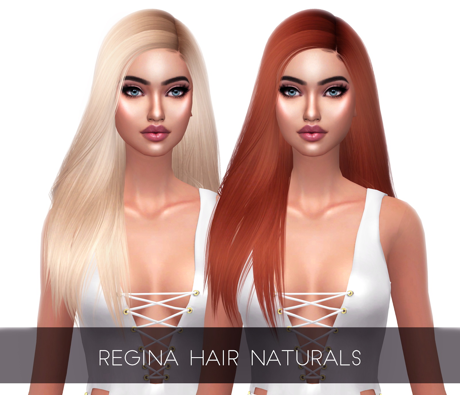 Sims 4 Hairs ~ Kenzar Sims Regina Hair Naturals Retextured 2141