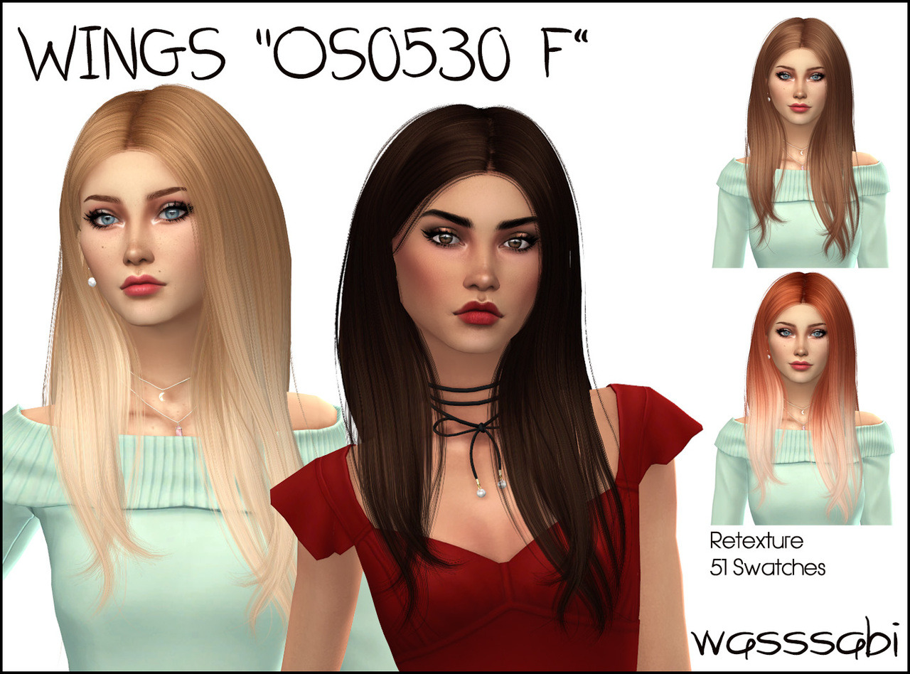The Sims Resource Wings Os 0214 Hair Retextured By Wasssabi Sims 4